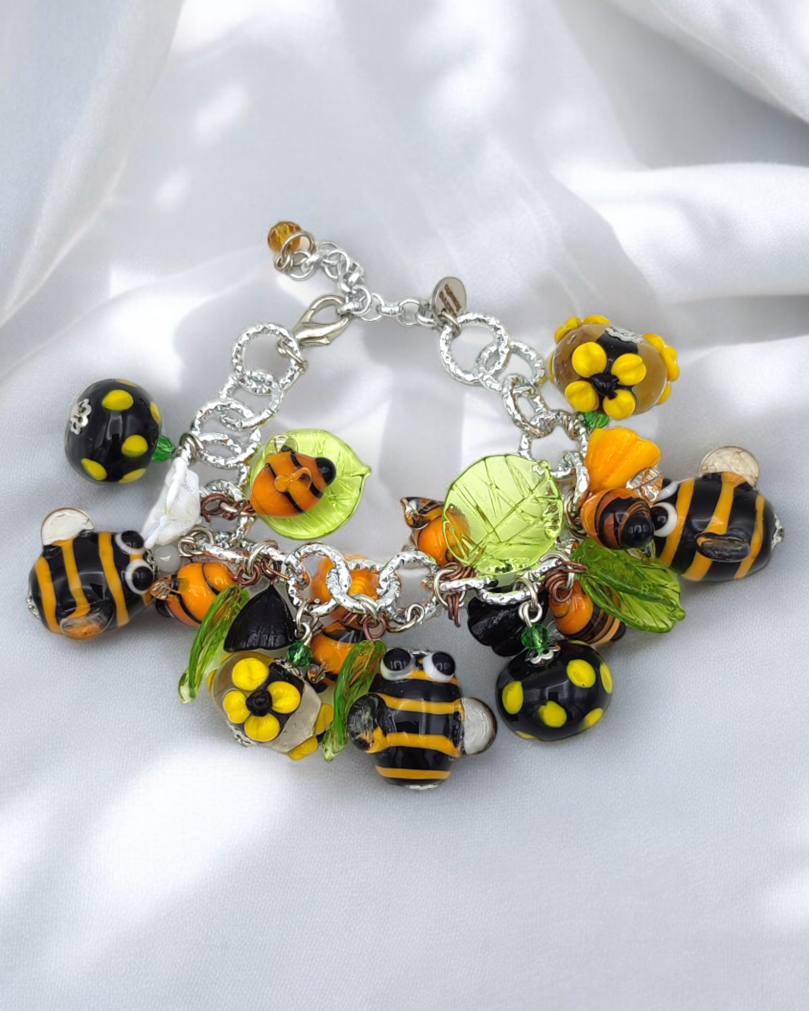 Bee bracelet charms